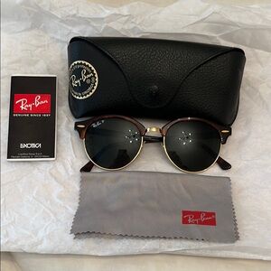 Ray-Ban Tortoise Shell Round Sunglasses